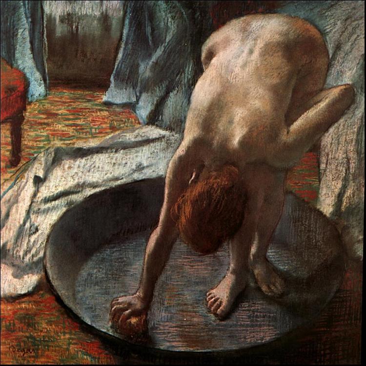 Edgar Degas The Tub oil painting image